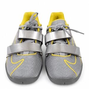 NWT. Nike Romaleos 4 Men's Size 8 Weightlifting Shoes Wolf Grey Yellow Msrp $200
